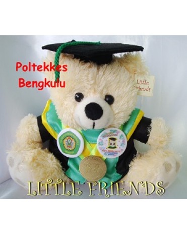 Boneka Wisuda Politeknik Kesehatan Kemenkes Bengkulu (25 cm)